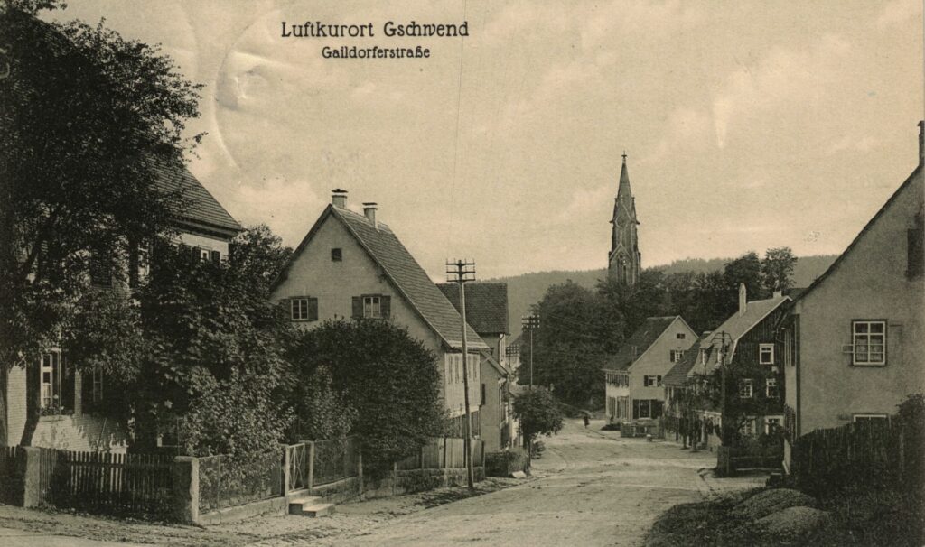 Gschwend_- Gaildorfer - Straße_Ansichten - 1929